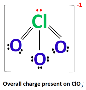overall formal charge on clo3-