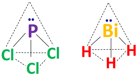 pcl3 and bih3 also example of ax3e type molecule