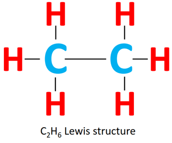 what is c2h6 lewis structure