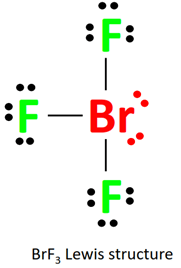 what is the lewis structure of brf3