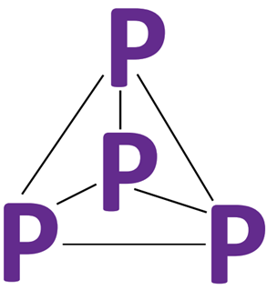 Connect adjacent outer P-atoms to each other in P4