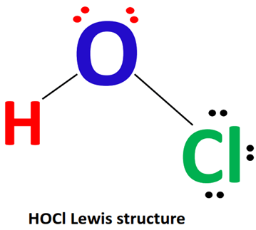 HOCl lewis structure