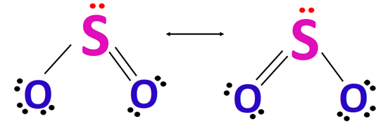How many resonance structures are possible for SO2