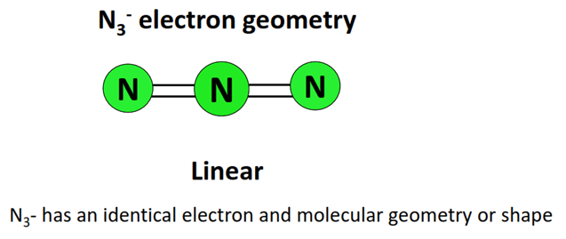 N3- electron geometry