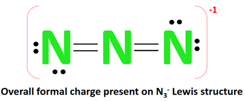 N3- formal charge