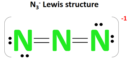 N3- lewis structure