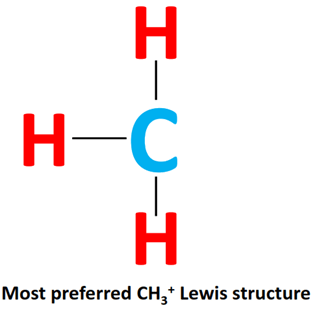 best stable ch3+ lewis structure