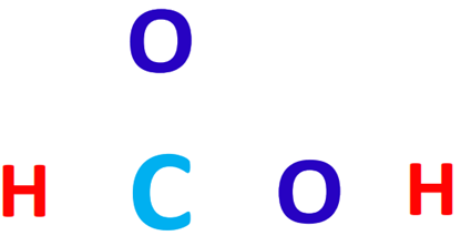 central atom in hcooh