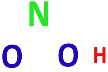 central atom in hno2