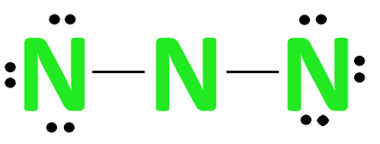 complete the octet of outer atom in N3-