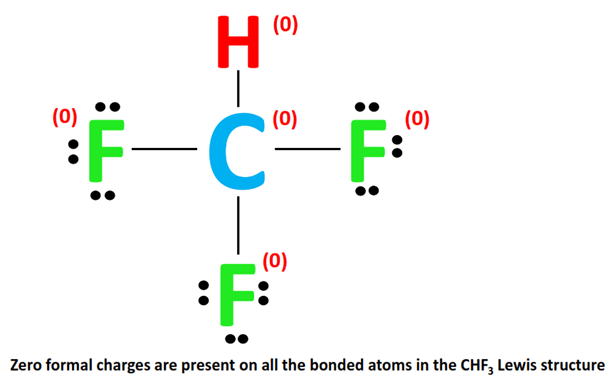 formal charge in chf3 lewis structure