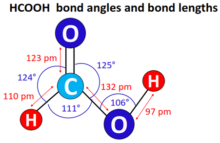 hcooh bond angle