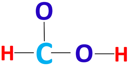 hcooh skeletal structure