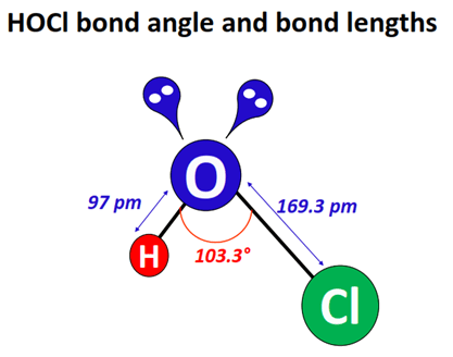 hocl bond angle
