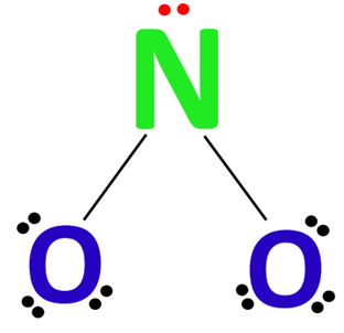 incomplete octet of nitrogen atom in no2-