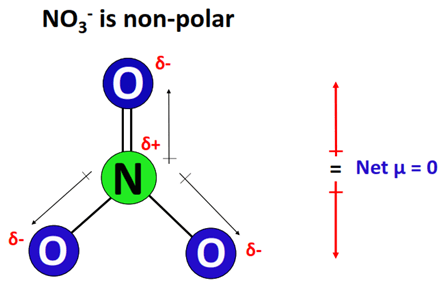 no3- polar or nonpolar