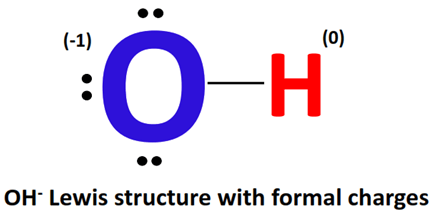 oh- lewis structure with formal charge