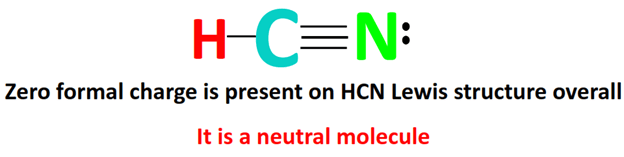 HCN Formal charge