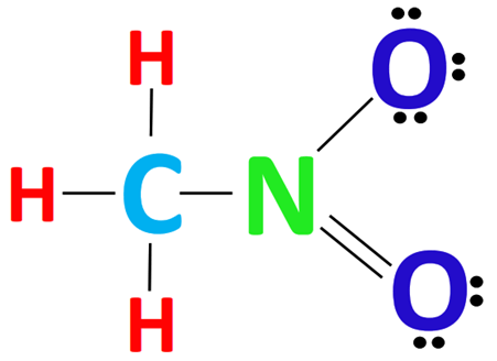 all atoms has complete octet in ch3no2 lewis diagram