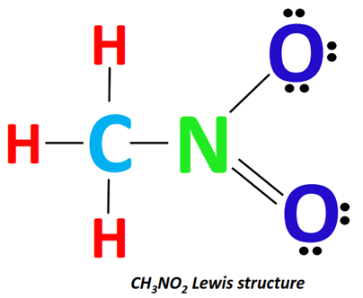 ch3no2 lewis structure