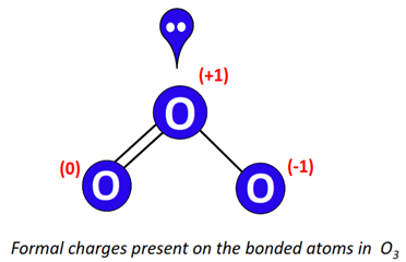 formal charge present in O3