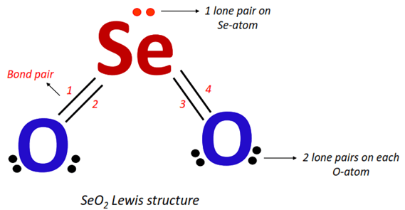 lone pair and bond pair in seo2 lewis structure