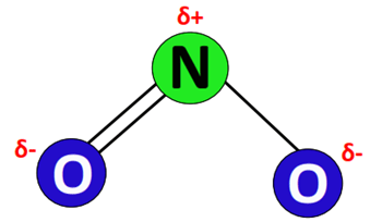 partial charge present in no2