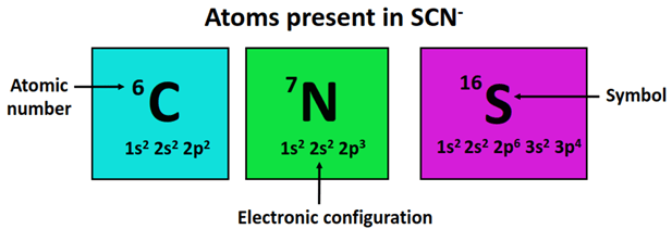 atom present in scn-