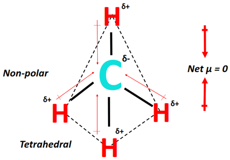 polarity of methane 