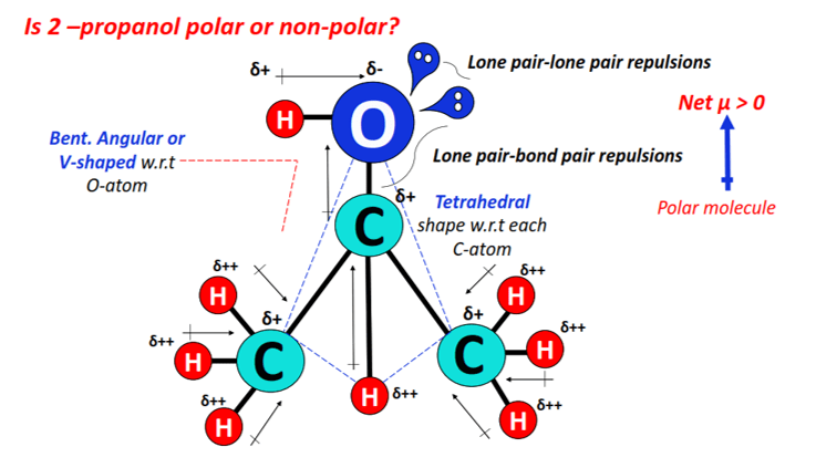 Is 2-propanol polar or nonpolar