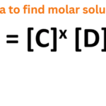 formula to find molar solubility from Ksp