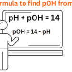 formula to find pOH from pH
