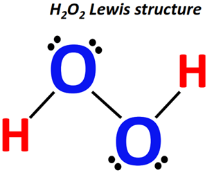 Hydrogen peroxide (H2O2) lewis structure