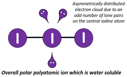 Is triiodide ion polar