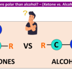 Ketone vs Alcohol polarity