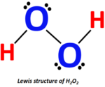 H2O2 molecular geometry, lewis structure, bond angle, hybridization