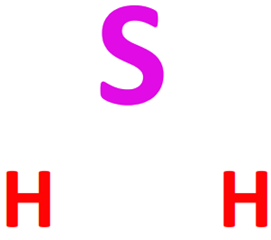 central atom in H2S