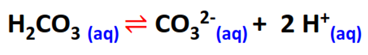 find the ka of carbonic acid using it's ph