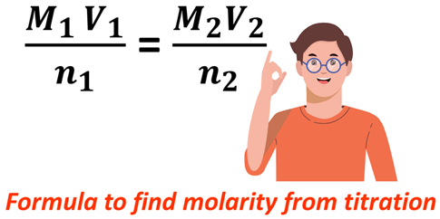 formula to find molarity from titration