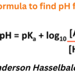 formula to find pH from pKa