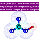 HCO3- lewis structure molecular geometry