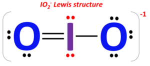 IO2- lewis structure, molecular geometry, bond angles, polarity