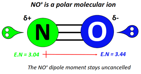 NO+ polar or nonpolar