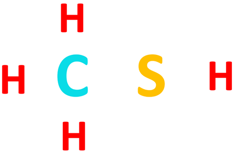 central atom in CH3SH