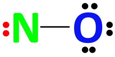 completing central atom octet in NO+