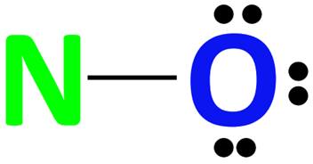 completing outer atom octet in NO+