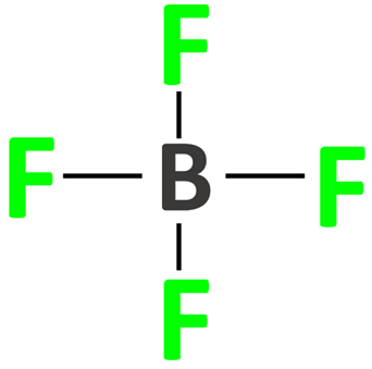 BF4 skeletal structure