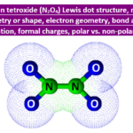 N2O4 lewis structure molecular geometry