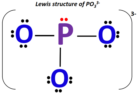 PO33- lewis structure