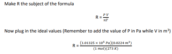 making R the subject of formula to solve equation